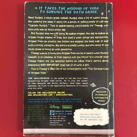 2 Pack: The Strange Case of Origami Yoda / Darth Paper Strikes Back - Picture 11 of 17